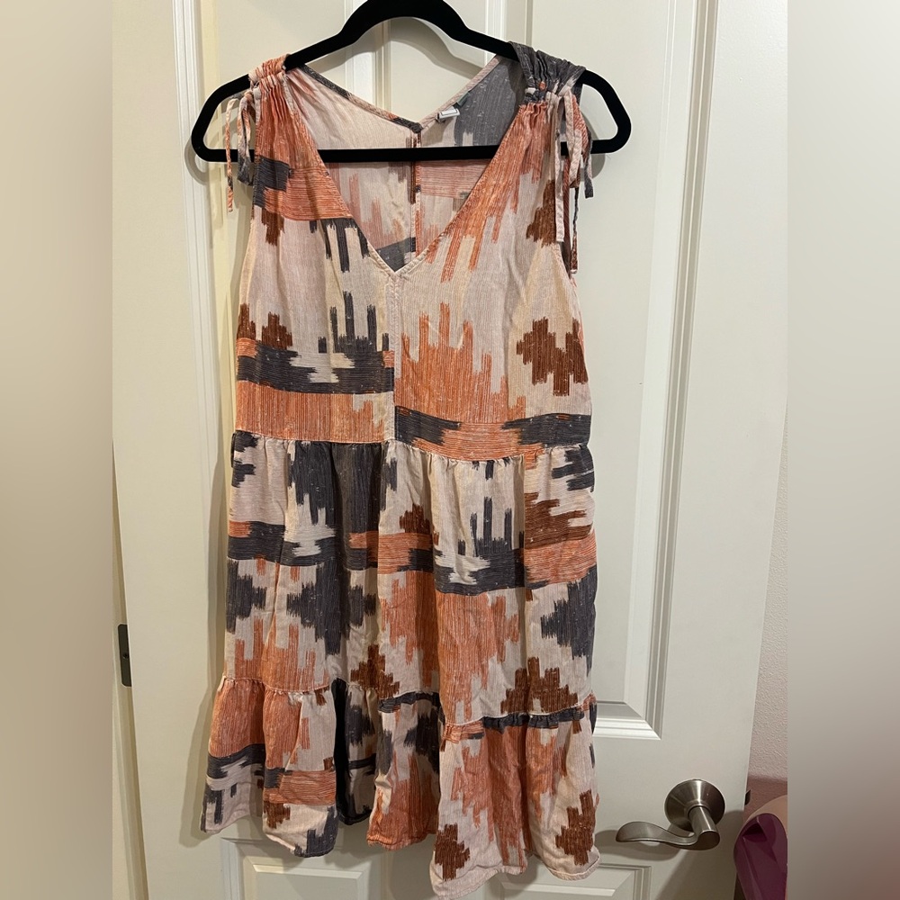 Susina tiered tank dress, size medium. Western, festival, rodeo